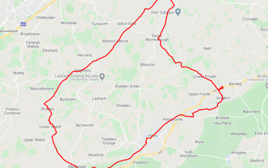 Cycle Route From Alton