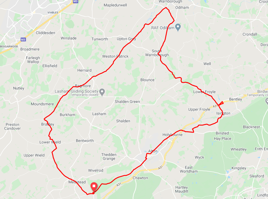 Cycle Route From Alton