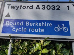 Round Berkshire Cycle Route Large Sign