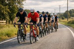 A picture to accompany an article about cyclings group riding etiquette